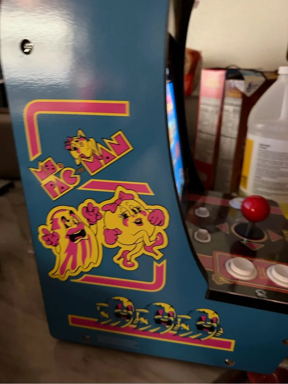 Arcade Classic Miss Pac-Man Arcade Machine - Pink/Blue (tabletop)